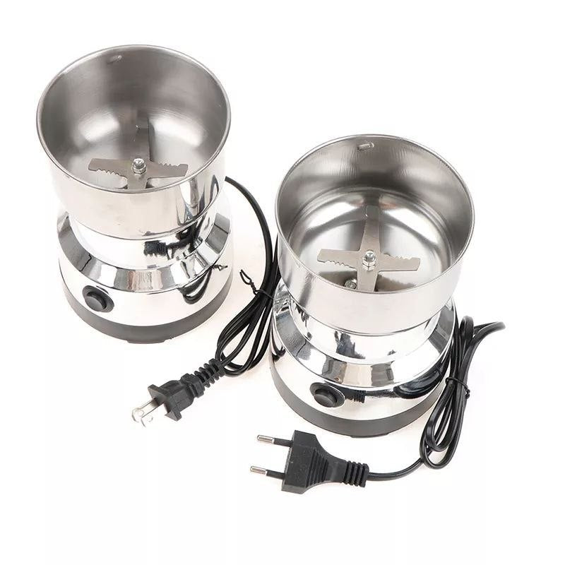 مطحنة قهوة كهربائية صغيرة - مصنوعة من الفولاذ المقاوم للصدأ