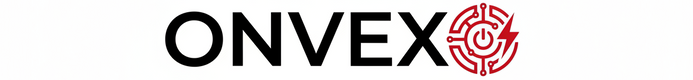 Onvex Electronics logo on a white background